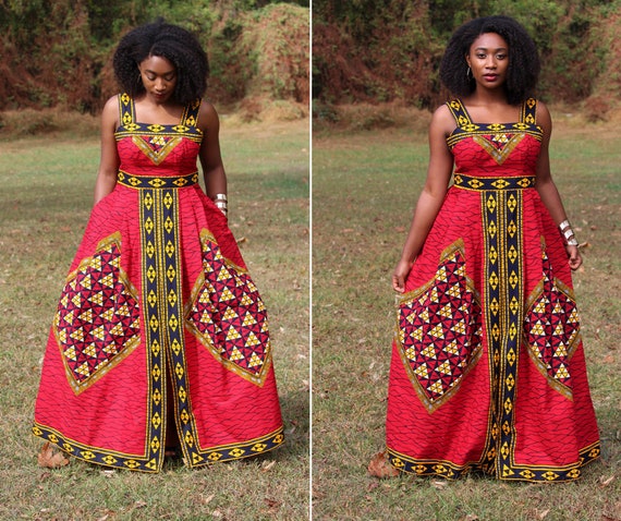 african red dress