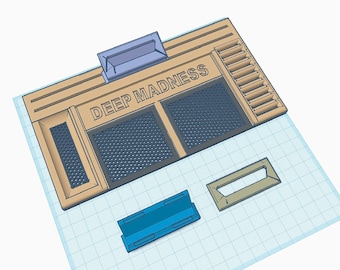 STL. files,  Deep Madness Dashboard + Oxygen tray.