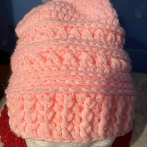 Handmade Women’s Pink Crochet Hat