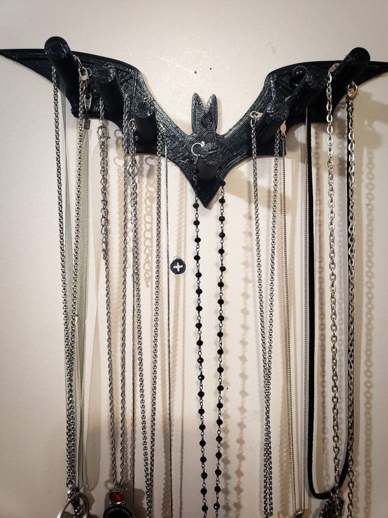 3D Printed Bat Necklace Holder Read Description Etsy