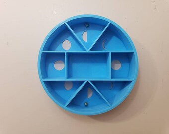 3D Printed Moon Phase Crystal Shelf (Read Description)