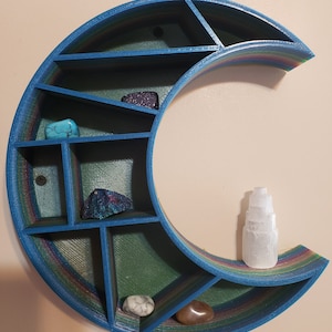 3D Printed Large Crescent Moon Shelf (Read Description)