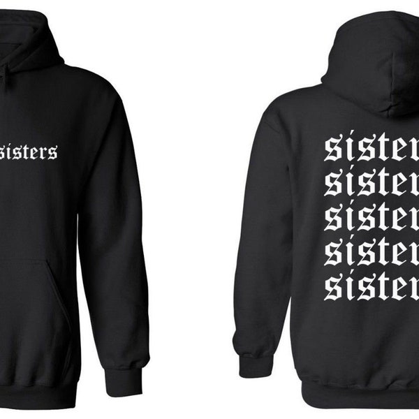 Inspired James Charles Sisters Black Hoodie Kids and Adult Sizes Dolan Twins