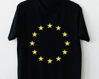 EU Flag We Want To Stay Brexit Show Support T-Shirt