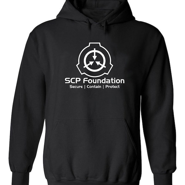 Design SCP Foundation - Secure Contain Protect - Fictional Organization - Collaborative Fiction Project Unisex Hoodie