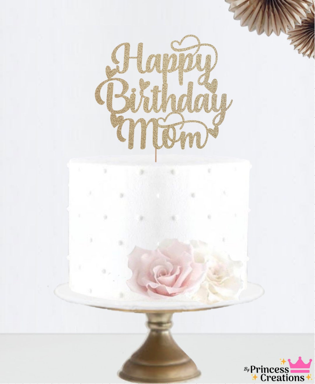 Happy Birthday Mom Cake Topper Birthday Party Decor - Etsy Canada