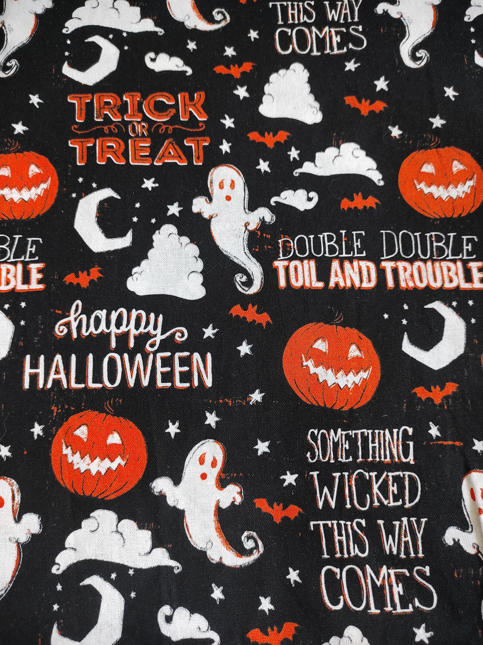 Gothic Halloween Horror Fabric Removable collar Etsy Fabric horror