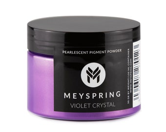MEYSPRING Violet Crystal Epoxy Resin Color Pigment - 50g - Mica Powder for Epoxy