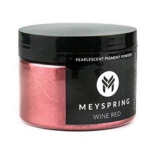 MEYSPRING Wine Red Epoxy Resin Color Pigment - 50 Grams - Great for Art Resin, Ecopoxy, UV Resin