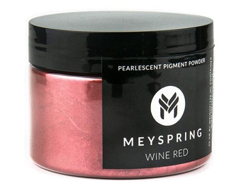 MEYSPRING Wine Red Epoxy Resin Color Pigment - 50 Grams - Great for Art Resin, Ecopoxy, UV Resin