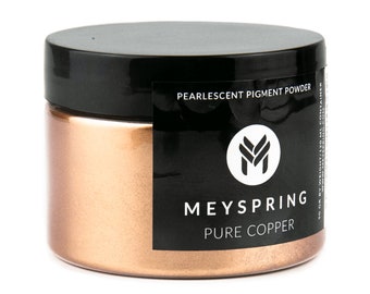 MEYSPRING Pure Copper Epoxy Resin Color Pigment - 50 Grams - Great for Art Resin, Ecopoxy, UV Resin