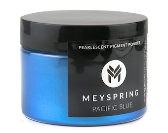 MEYSPRING Pacific Blue Mica Powder for Epoxy - Two-Tone Resin Color Pigment