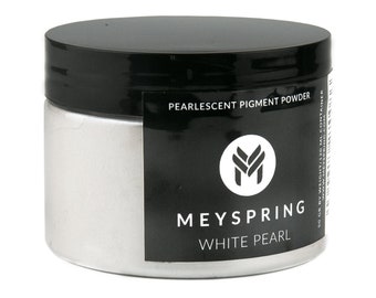 MEYSPRING White Pearl - Epoxy Resin Color Pigment - 50g - Good for Art Resin, Ecopoxy, UV Resin