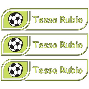 Customizable Name and icon, All-Purpose, Multicolored, Sticky Labels for School, Camp, Daycare, and Other uses.