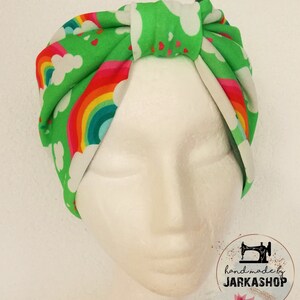 Winter headband for baby, child and mom, made of jersey and fleece, hairband, headband, knot hairband, turban hairband