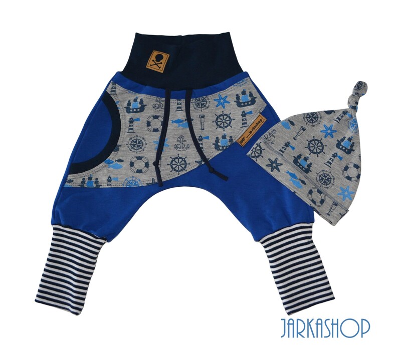 Gr 44-122 sweat-baggy-pants Maritim blue
