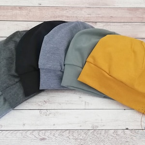 Lightweight Baby/Kids Beanie Hat Cotton Jersey Hat Name Plain One Color Hat Girls Young Kids Hat Baby Hat Children&#39;s Hat