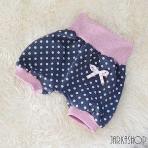Size. 56-116 shorts &quot;dots, gray-pink,&quot; summer pants, short pants