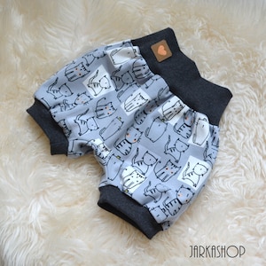 Size 80-92 Shorts &quot;Mieze Cat&quot;, Summer Pants, Shortpants