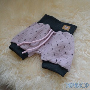 Size 80/92 Shorts Minianchor Lilac