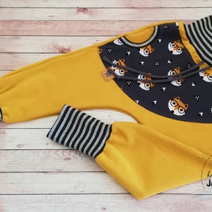 Size 44 - 122 Sweat-Baggy-Pants &quot;Fuchs&quot; mustard/grey