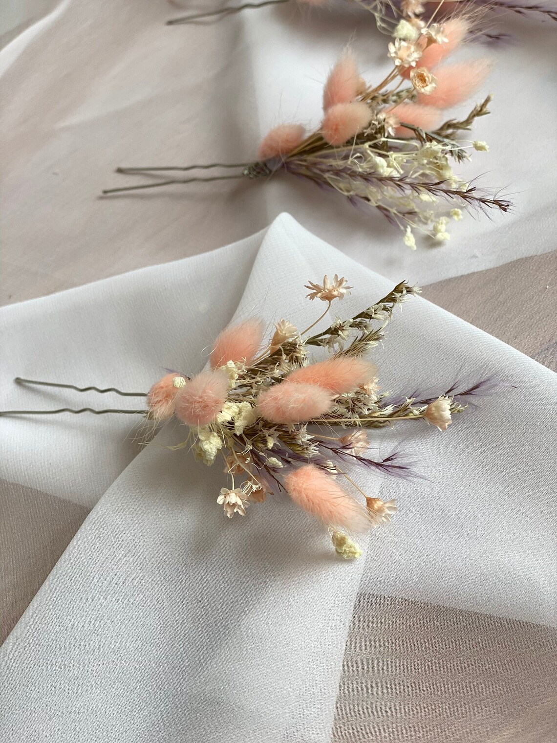 Pink Flower Girl Hair Accessories/ Bridesmaid Gift/ Flowered Etsy UK