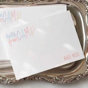 Camp Stationery | Hello From Camp  | Camp Notes | Summer Camp | Letters From Camp | Camp Mail | For Girls | Southern Pen & Post