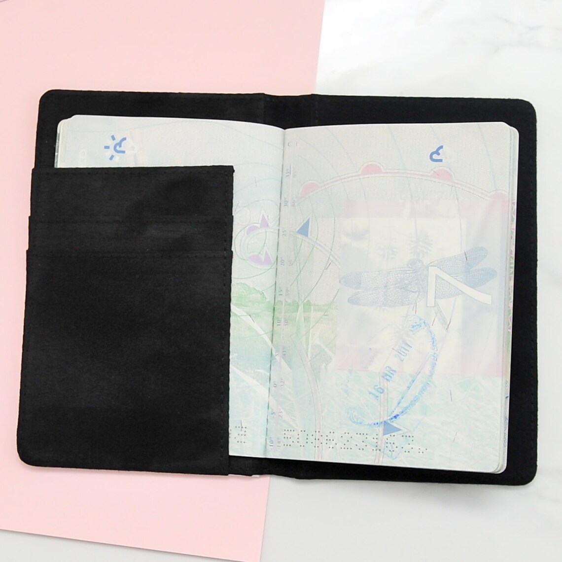 Custom Leather Passport Holder Cover Case & Luggage Tag Etsy