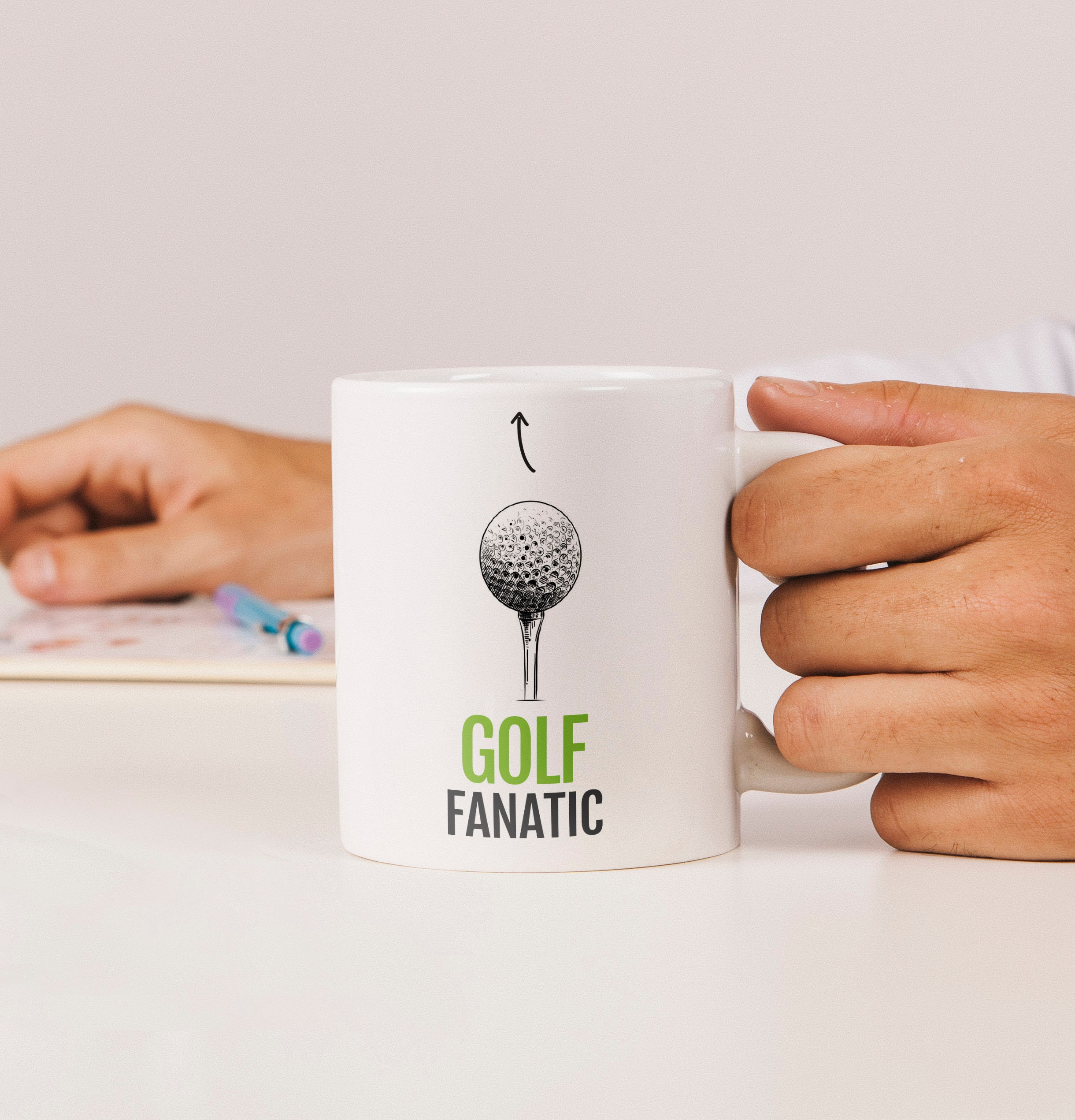 Golf Fanatic Gift Mug Gifts For Dad Fathers Day Christmas Etsy