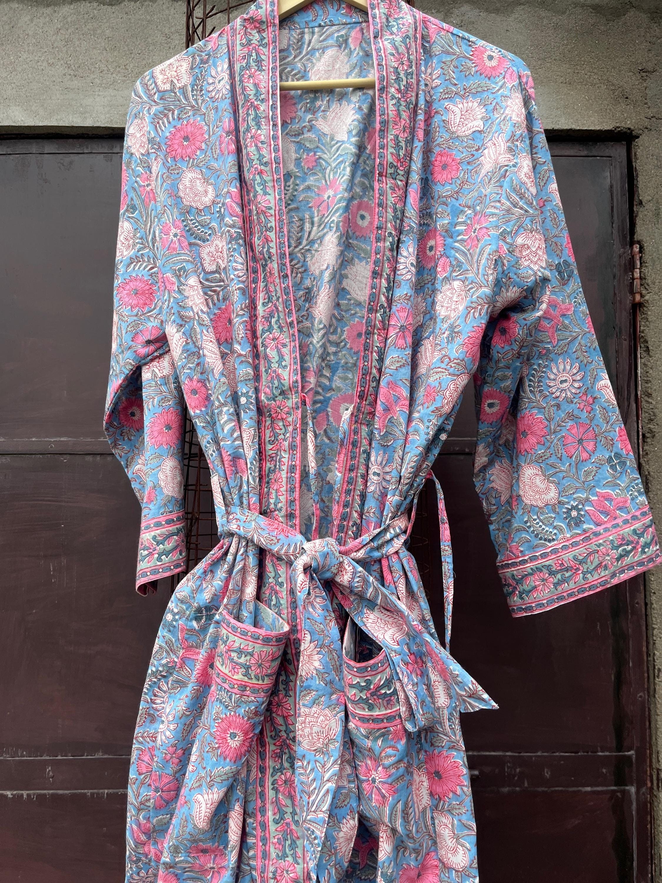 Women Cotton Robe Etsy Canada