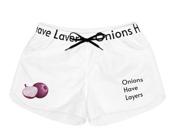 Onions Have Layers Damen-Freizeitshorts (AOP)