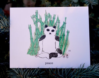 Panda Foldover Card (8 pack)