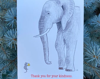 Thank You Kindness Foldover Cards (8 pack)