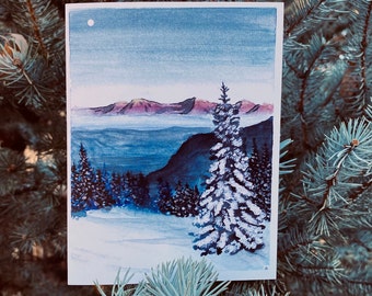 Mountain Sunset Foldover (8 pack)