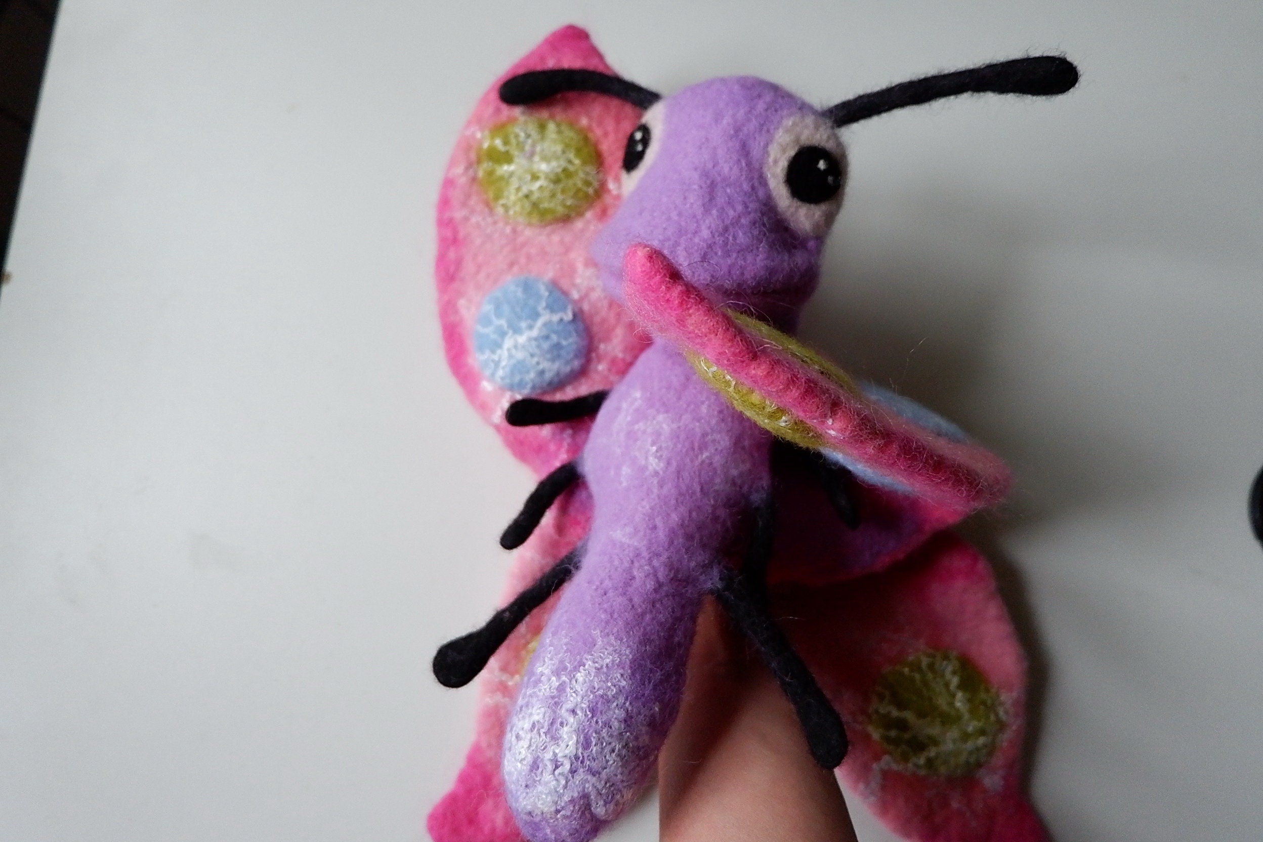 Butterfly puppet hand puppet for puppet theater Etsy