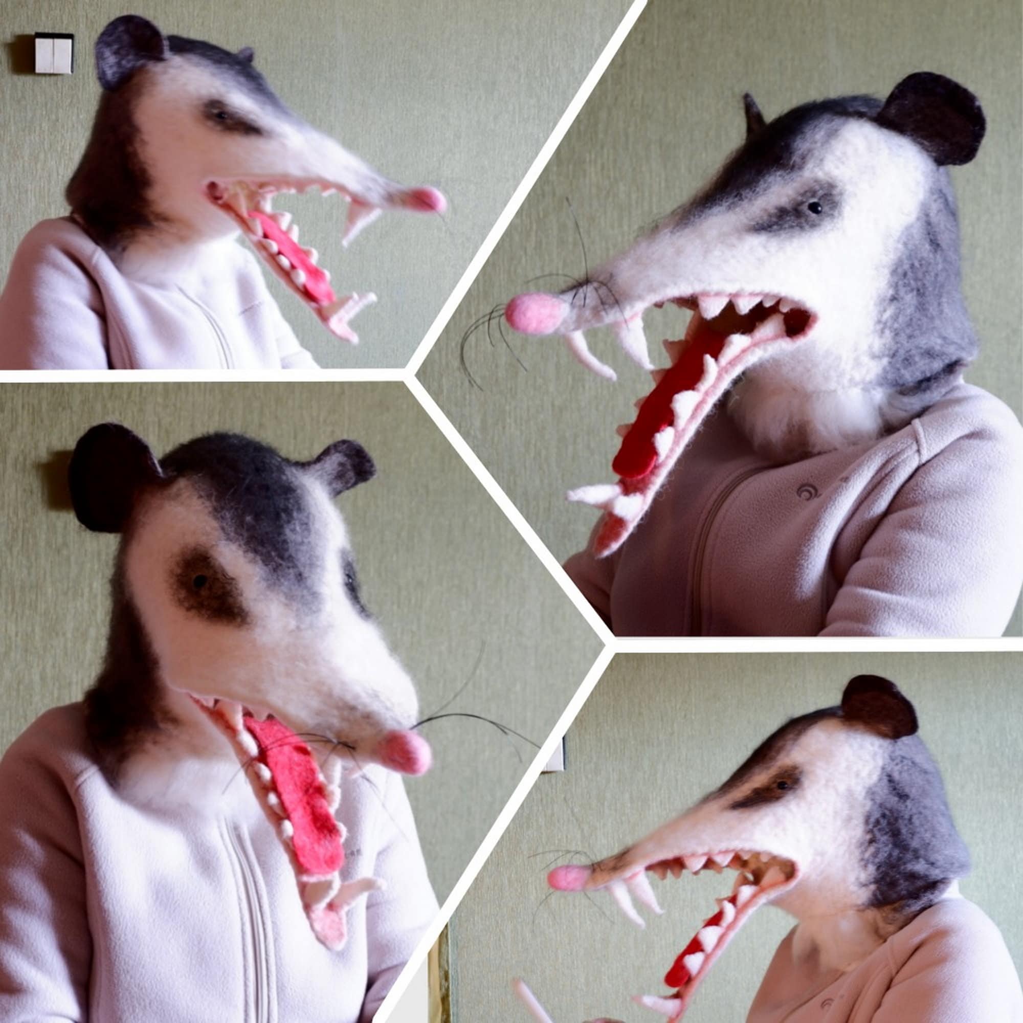Possum Mask Cosplay New Year