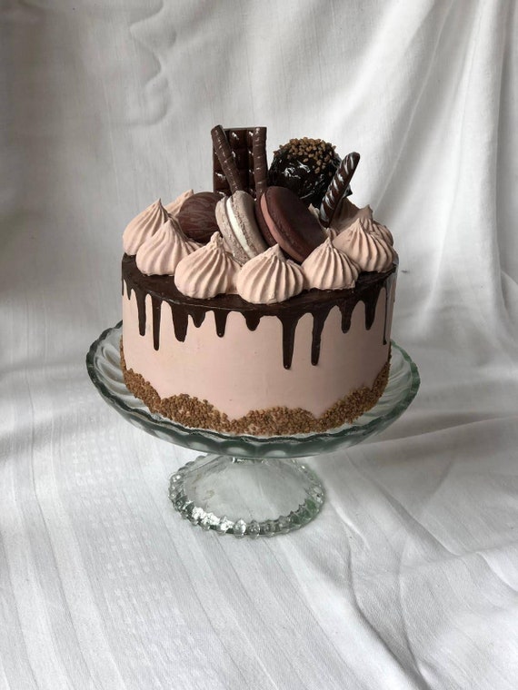 Fake Torte,knstliche Torte,Drip Cake,Tischdeko,Geschenk,Gipstorte  "Schokoliebe", Schokotorte,Kinder Fotografie,Fotoshooting,Handarbeit -  Etsy.de