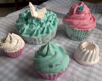 Decorative Cupcake Shabby Set