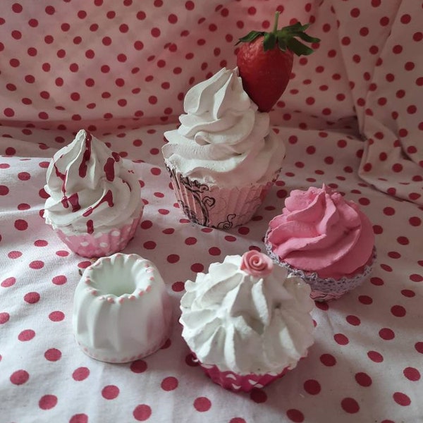 Deko-Cupcake Shabby Chic  Set