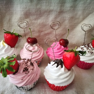 Cupcake Klammer,Geldgeschenk Tischkarten Halter, Hochzeit ,Gastgeschenk Hochzeit ,Geburtstag, Hochzeitsdeko ,Gutscheinhalter,Platzkärtchen