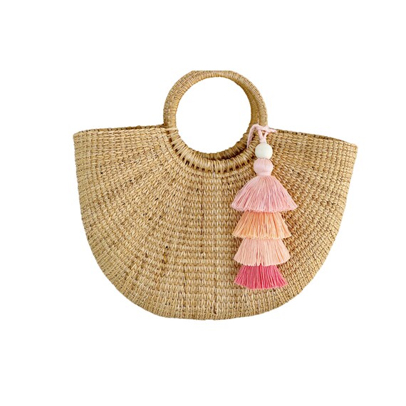 Straw Bag Bogg Bag Bogg Bag Accessory Straw Bag Tassel - Etsy