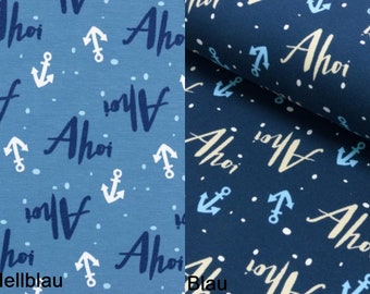 Jersey de coton - Ahoy - Marchandise au mètre - Jersey - Tissu de coton - Maillot de algodón - Ahoy - métro por