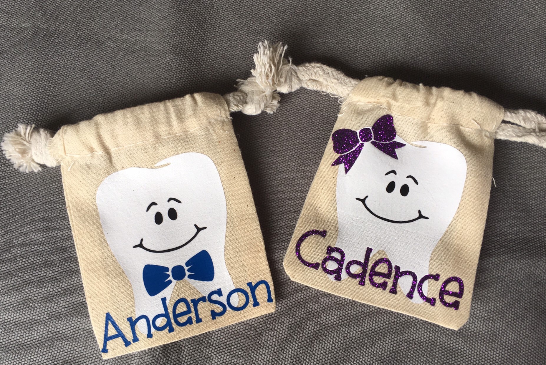 Kids Personalized Tooth Fairy Bag