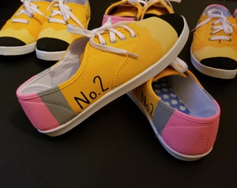 painted tennis shoes