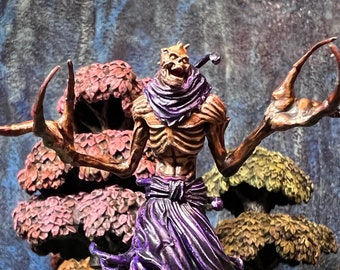 Boneclaw custom miniature with custom base. Mini for Dungeons and Dragons and other tabletop games.