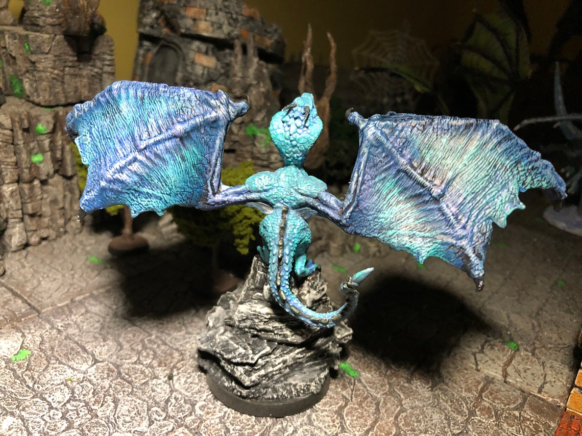 Wyvern, D&D Nolzur's Marvelous Miniature (handpainted) Etsy