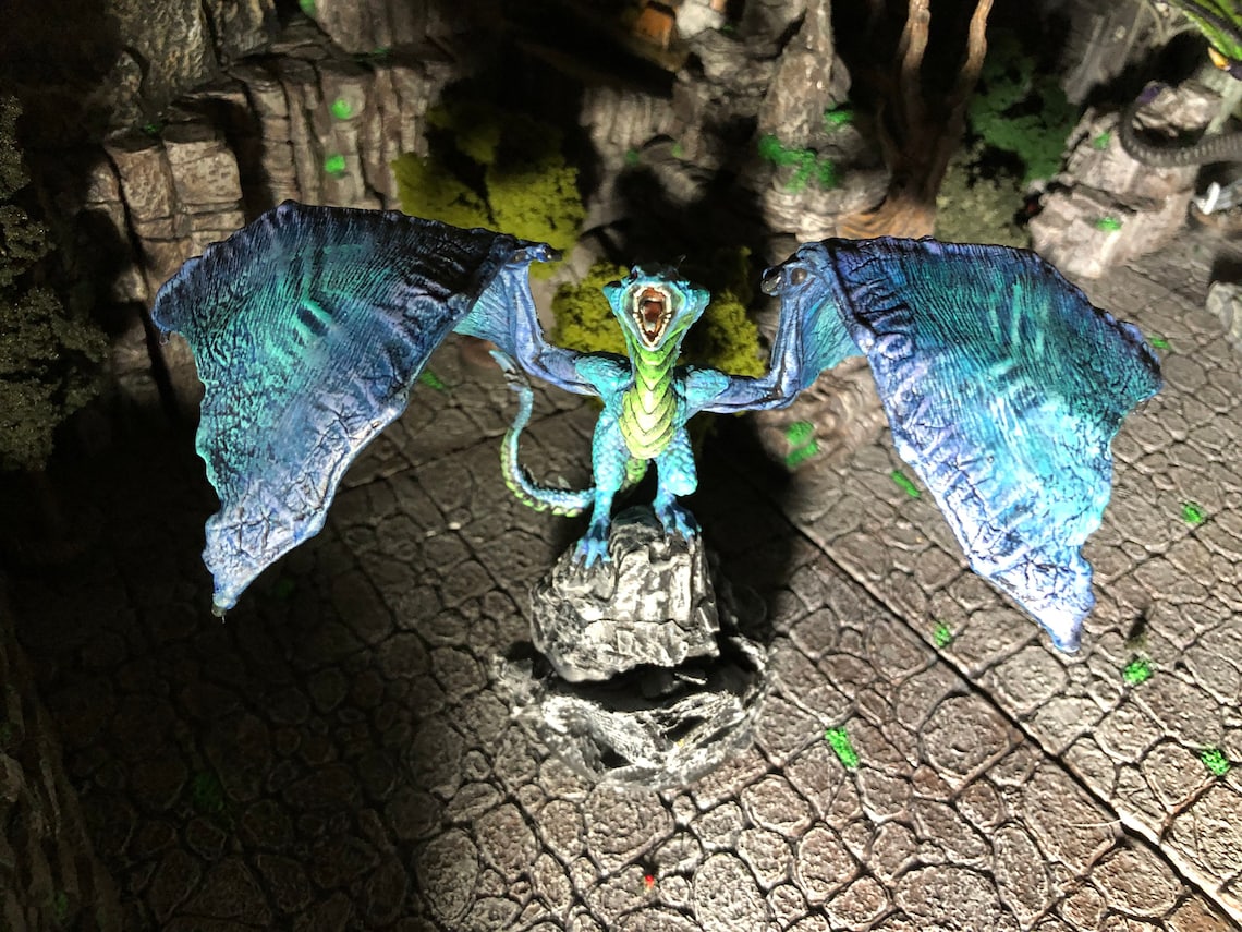 Wyvern, D&D Nolzur's Marvelous Miniature (handpainted) Etsy