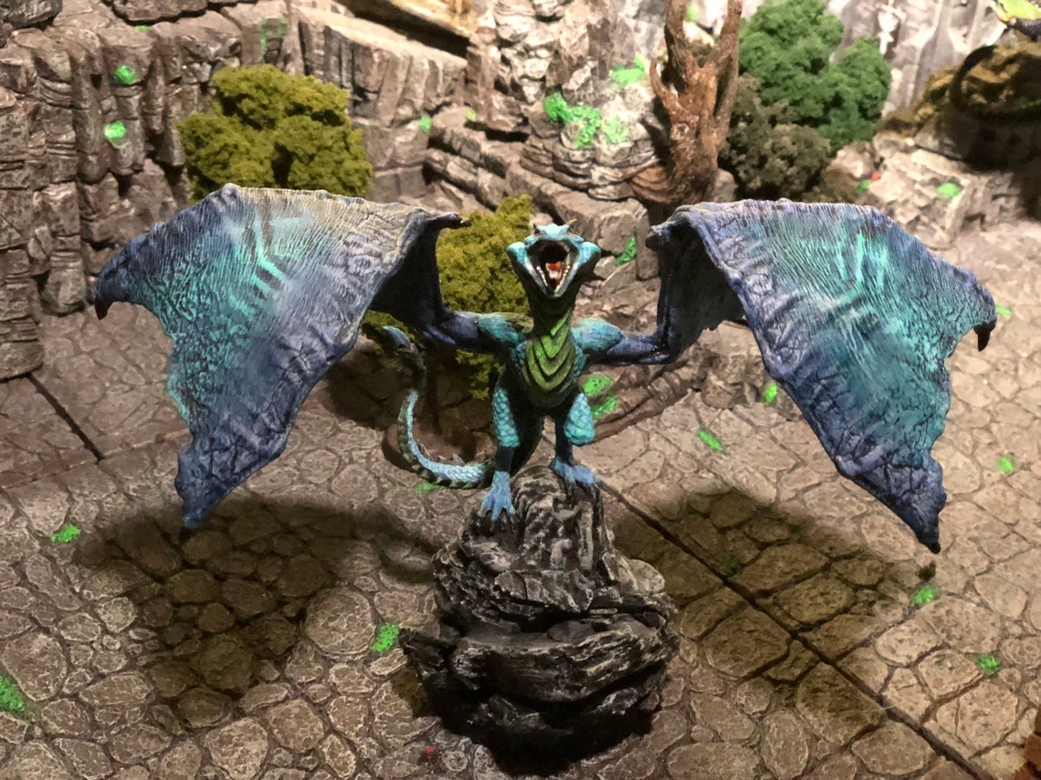 Wyvern D&D Nolzur's Marvelous Miniature hand-painted - Etsy
