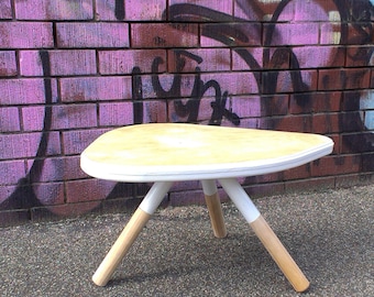 Furniture vector file for Onada Leaf Table. Parametric furniture, plywood table, cnc plan, cnc router cut files.