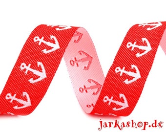 1 m webband width 16 mm ANKER red